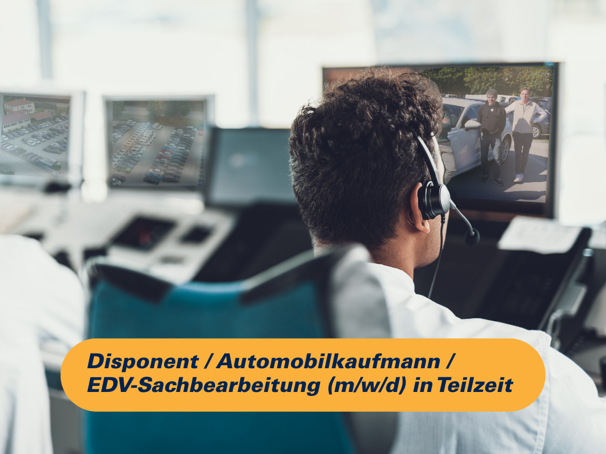 Disponent / Automobilkaufmann /  EDV-Sachbearbeitung (m/w/d) in Teilzeit
